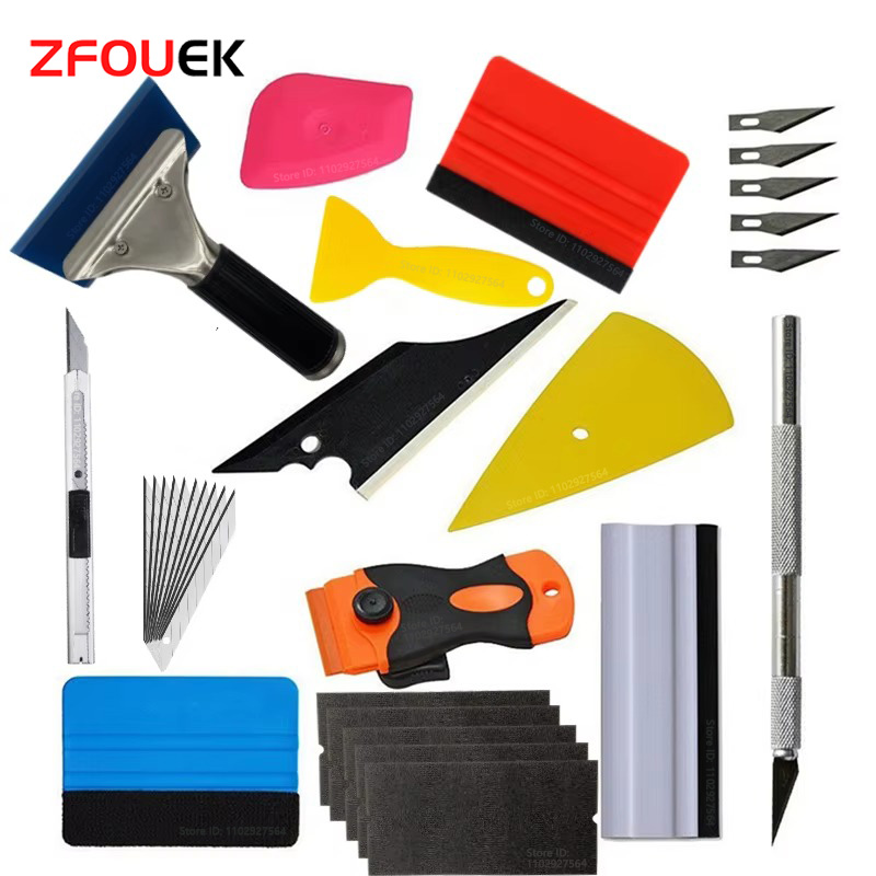 Fep Film - ZFOUEK 19/31Pcs 탄소 섬유 자동차 도구