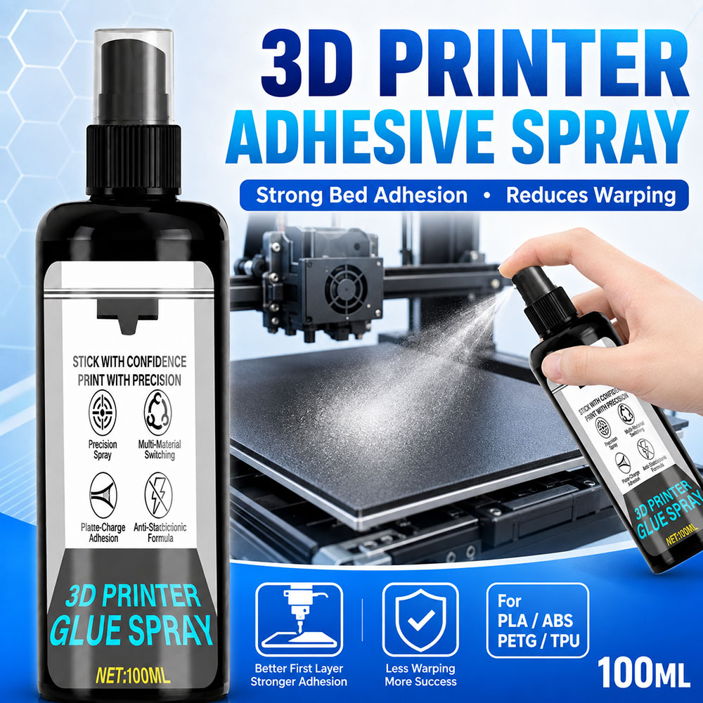 Pla Filament - 100/200ml 강력한 3D 프린터 접착제 스프레이