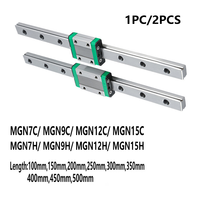 Linear Rail Mgn12H Set - MGN7, MGN9, MGN12, MGN15 미니어처 선형