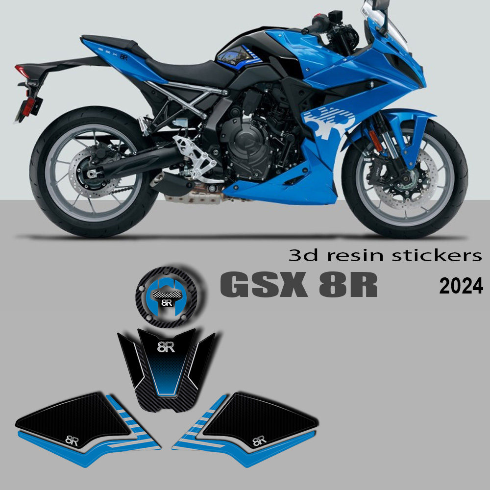 Resin Vat - GSX8R GSX 8R 오토바이 측면 연료