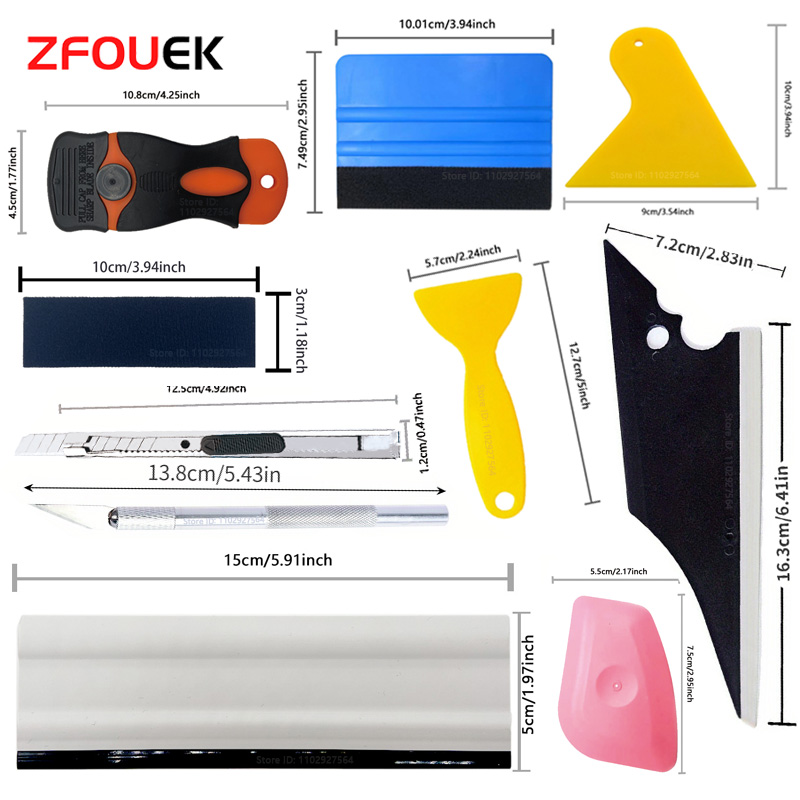 ZFOUEK 19/31Pcs 탄소 섬유 자동차 도구 비 - Fep Film 리뷰 및 가격