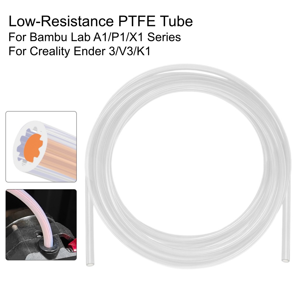 별 모양 PTFE 튜브 필라멘트 파이프 흰색/반투명 저 - Bowden Tube 리뷰 및 가격