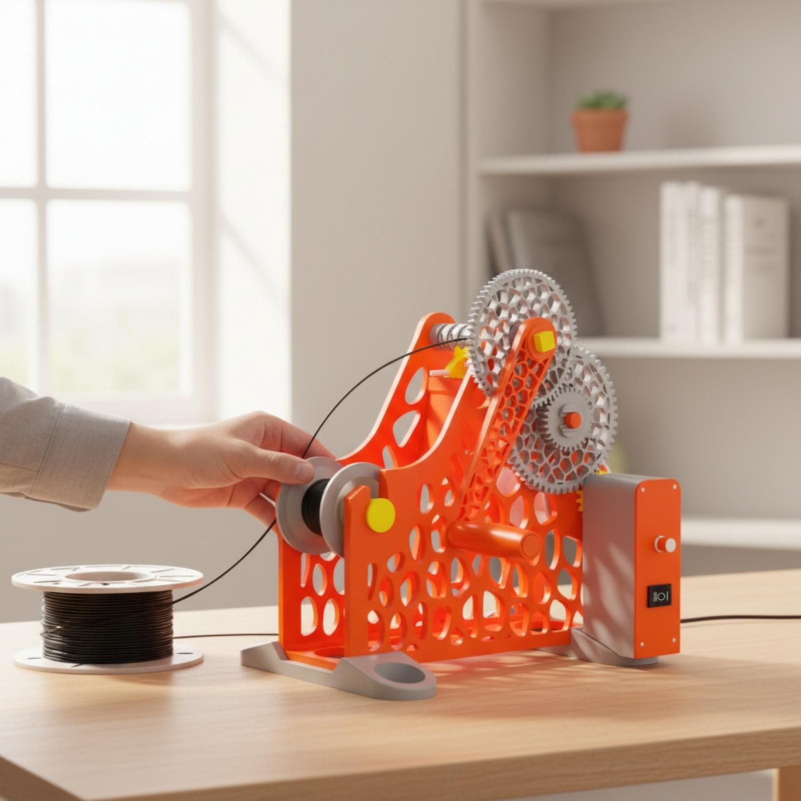3D 프린팅 필라멘트 감기 기계, 스풀 재사용용, PL - Pla Filament 리뷰 및 가격