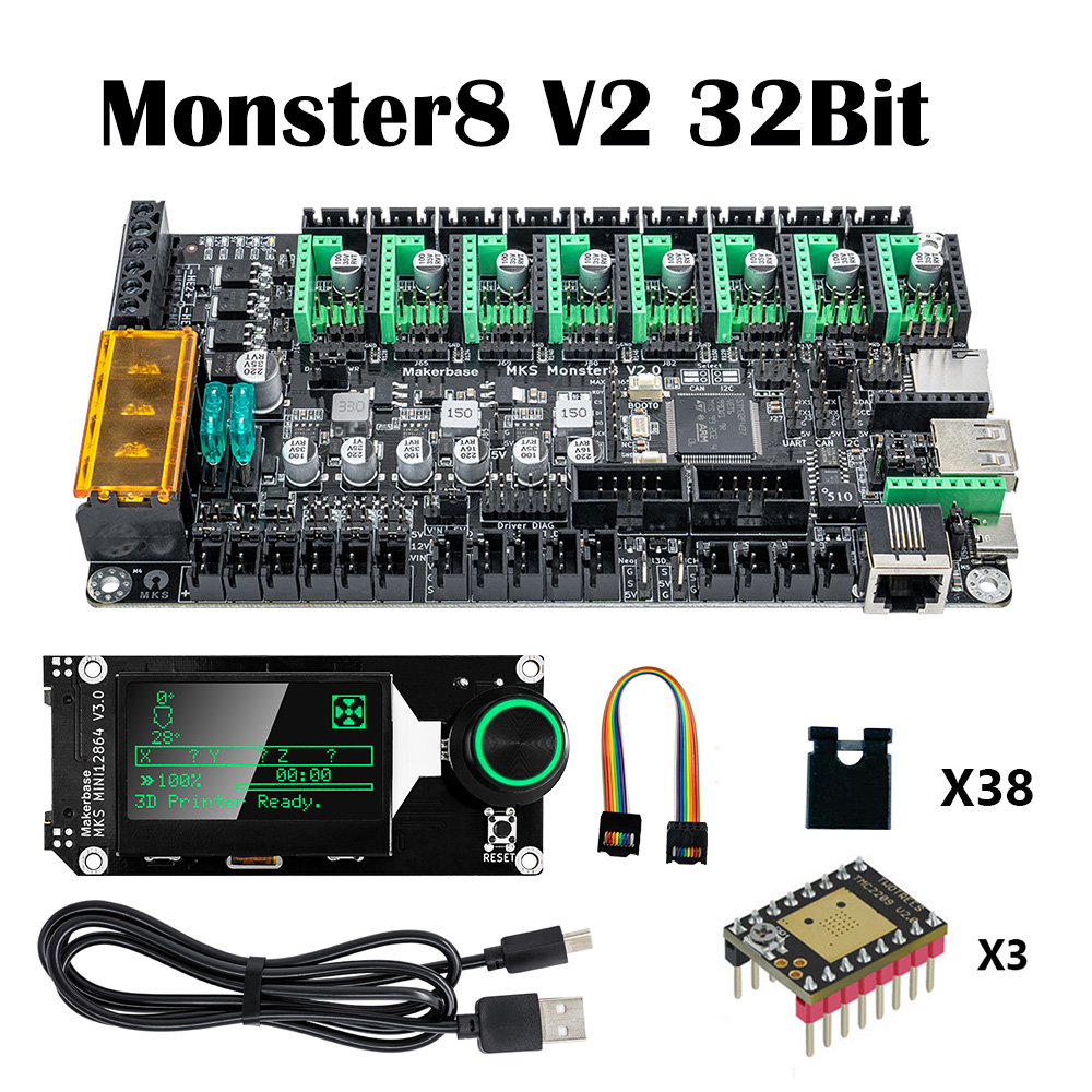Makerbase MKS Monster8 V2 제어 보 - Mks Sgen 리뷰 및 가격