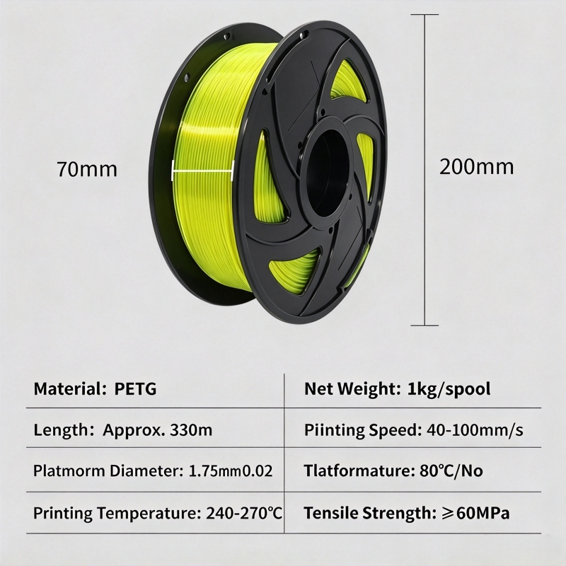 PETG 3D 프린터 필라멘트, 1.75mm, 1kg, - Fdm Printer 리뷰 및 가격