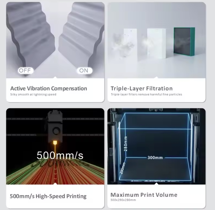다양한 색상을 지원하는 산업용 데스크톱 자동 레벨링 3 - Corexy 3D Printer Kit 리뷰 및 가격