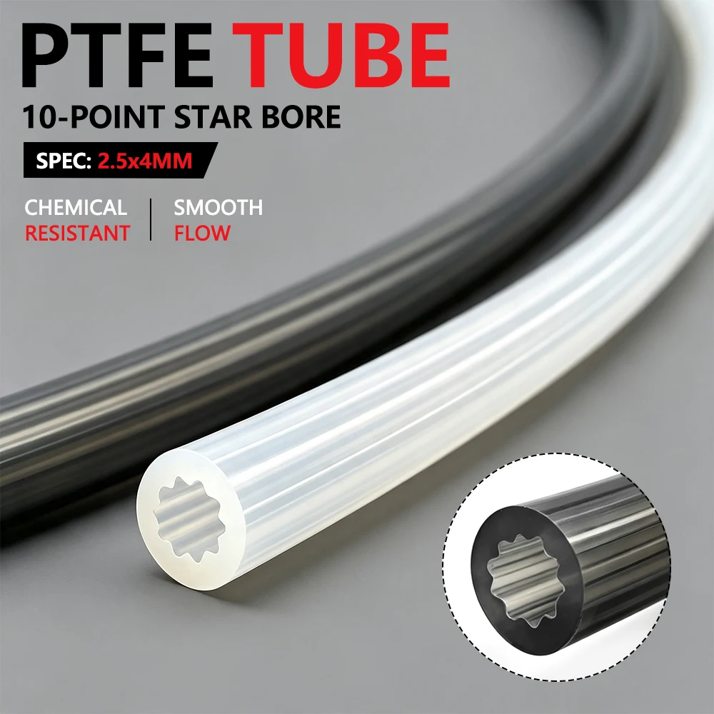 고온용 PTFE 튜브, 4x2.5mm, 별 모양, 부식 - Bowden Tube 리뷰 및 가격