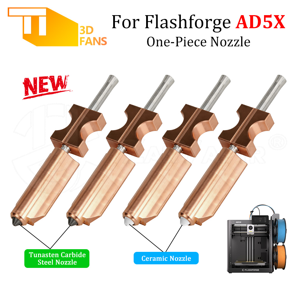 플래시포지 AD5X 3D 프린터용 업그레이드된 바이메탈 - Nozzle Tungsten 리뷰 및 가격