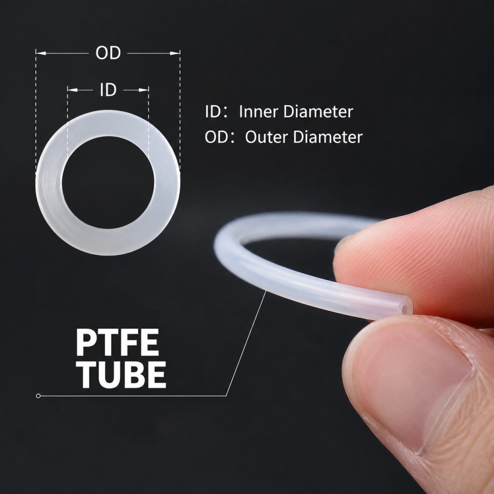 흰색 PTFE 튜브 절연 모세관 내경 0.3-5mm 6 - Ptfe Tube 리뷰 및 가격