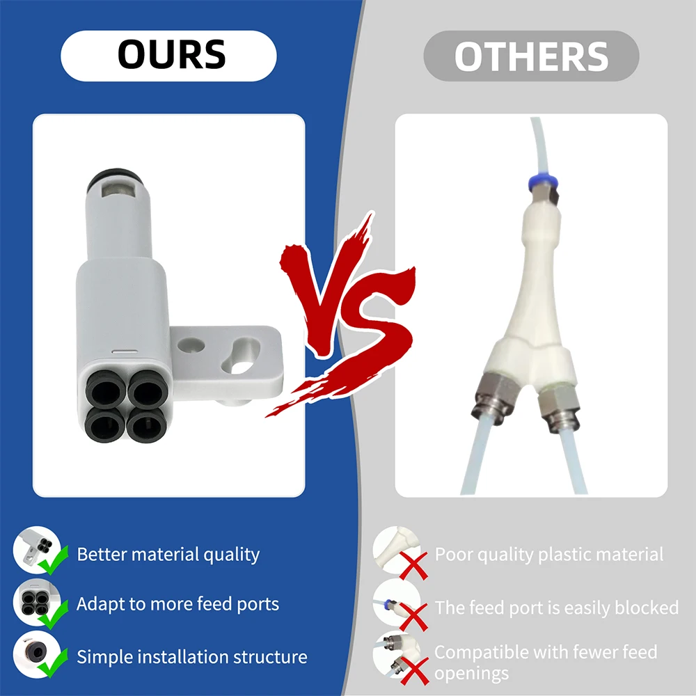 3D 프린터 부품 4-in-1 PTFE 어댑터 재료 파 - Ptfe Tube 리뷰 및 가격