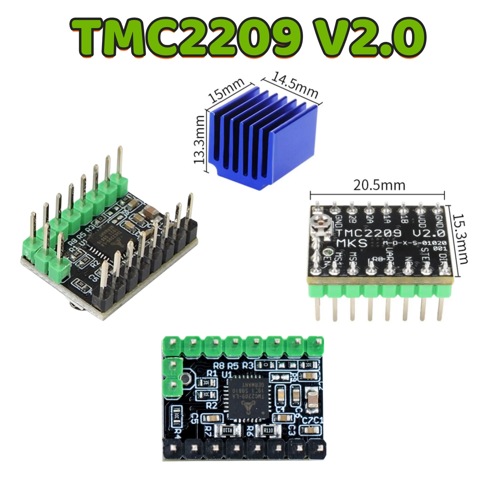 MKS TMC2209 V2.0 스테퍼 모터 드라이버 S - Mks Sgen 리뷰 및 가격